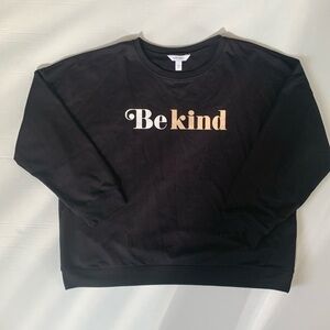 Nine West 2XL Black Graphic Sweatshirt